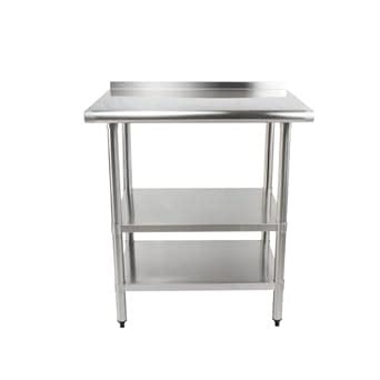 commercial kitchen cabinets stainless steel 24x30|STEELBUS 24 x 30 Inches Stainless Steel Table,NSF .